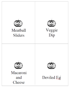 Need help hosting a halloween party? Check out this post for easy Halloween Decorations. For some extra fun throw a costume contest. These free Halloween party printables include a Pick you Poison sign, Costume Contest, and fillable halloween party food cards. 