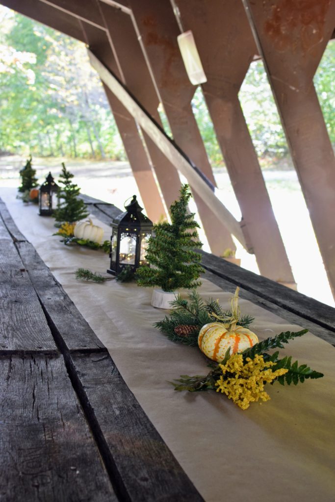 This Camping Birthday is perfect for this First Birthday Party. This birthday theme works as a boy themed or girl themed party. For all details click here for creating this fall table and creating your own camping party. This would also be adorable as a baby shower theme.